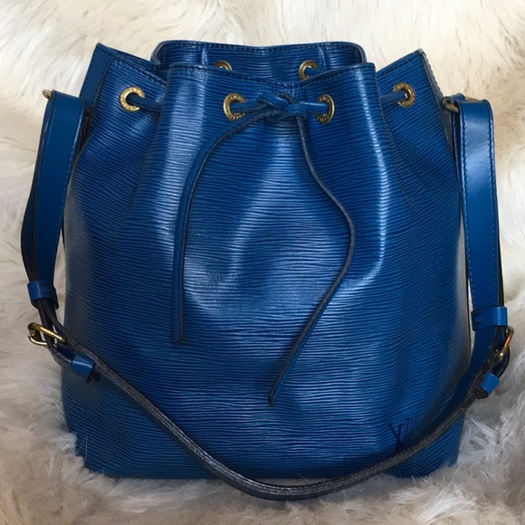 Louis Vuitton Handbags - Louis Vuitton Toledo Blue Petit Noe Epi Bucket Bag